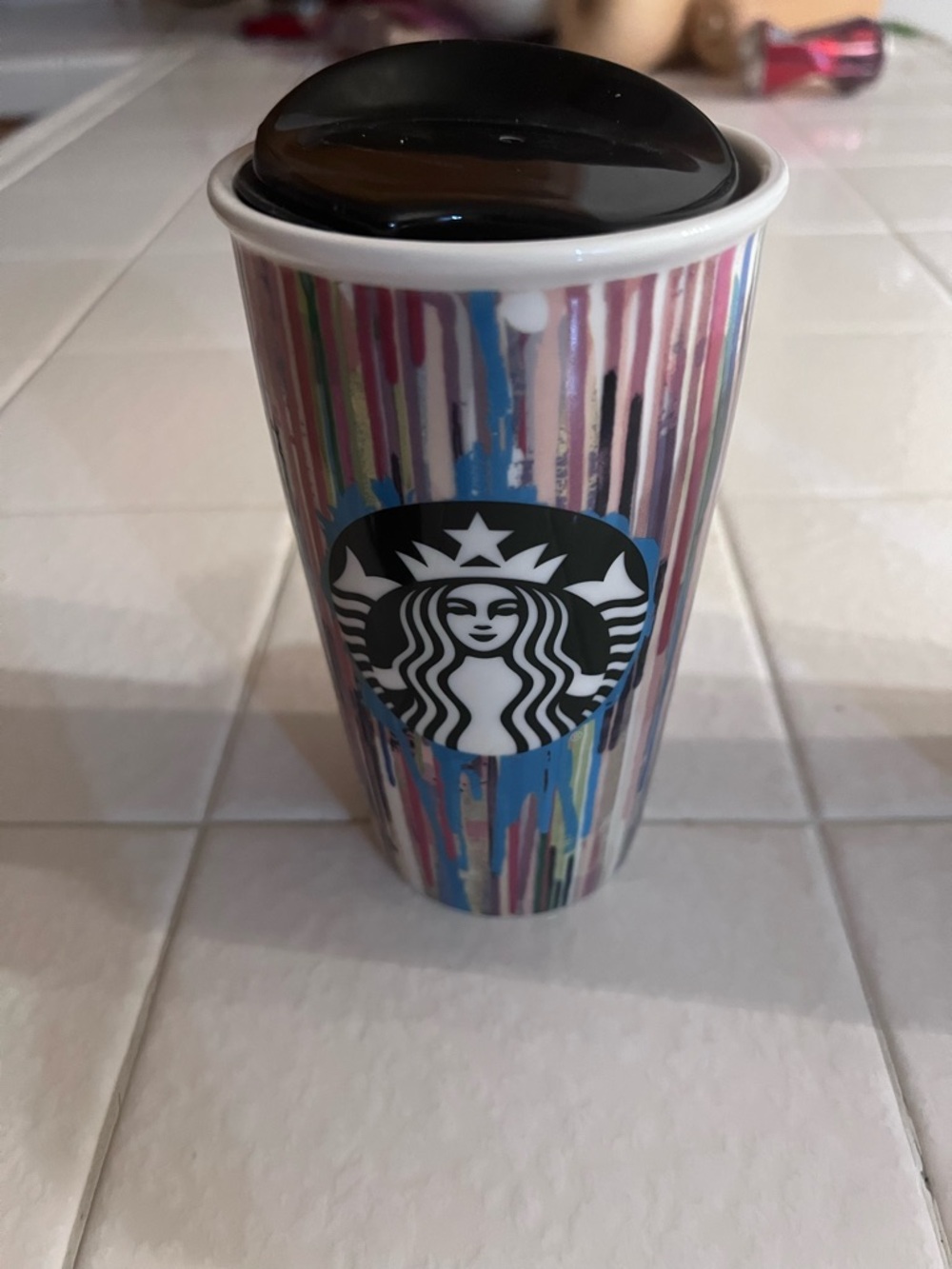 Starbucks Drip Paintets  Ceramic Tumbler - Multicolor - Picture 4 of 5